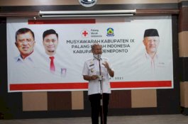 Muskab PMI Jeneponto, Iksan Iskandar Diminta Kembali Jadi Ketua