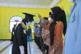 Wisuda Santri TPA di Luwu Utara Terapkan Protokol Kesehatan Ketat