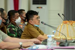 Wali Kota Palopo Pimpin Rapat Evaluasi Penanganan Covid-19