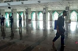 PPKM, Masjid Al Markaz Tetap Gelar Salat Jumat dengan Prokes Ketat