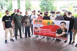 Lepas Tim Sepak Bola Pra Porprov, Bupati Sidrap Tekankan Protokoler Kesehatan