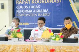 Rakor Gugus Reforma Agraria Barru, Bahas 3.500 Hektare Pembebasan Tanah