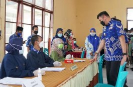Antusias Masyarakat Tinggi, Vaksinasi Massal 2 Kecamatan di Gowa Lampaui Target