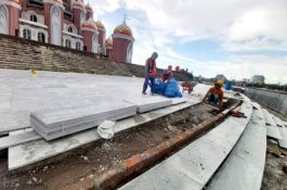 Pemprov Sulsel Lanjutkan Pembangunan Masjid 99 Kubah, Bahan Didatangkan dari Luar Sulsel