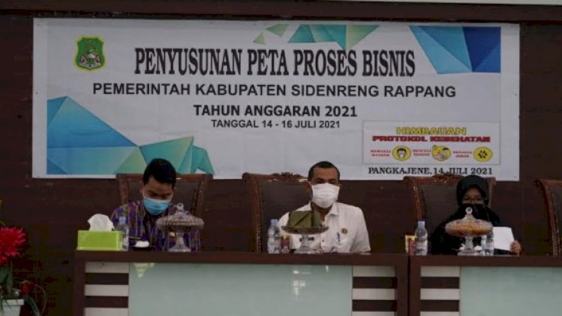 OPD di Sidrap Dilatih Penyusunan Peta Proses Bisnis