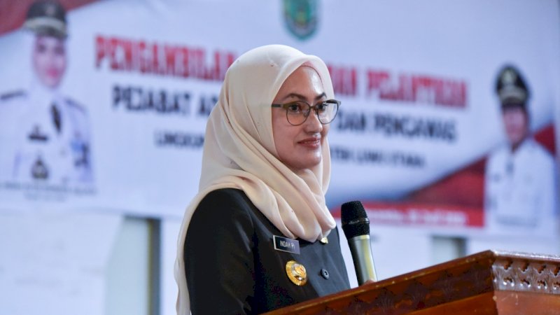 Pertama di Sulsel, Bupati Luwu Utara Lantik 199 Pejabat dengan Sistem Blended