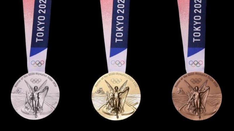 Medali Olimpiade Tokyo 2020. (Foto: AFP)
