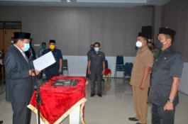 Bupati Sidrap Lantik Dua Sekretaris OPD