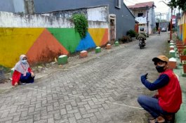 Mahasiswa KKN Unhas Ubah Lorong Jadi Destinasi Wisata