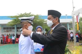 Bupati Barru Lepas Bintara Lulusan SMK Pelayaran Lintas Nusantara Angkatan 4