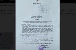 Bupati Barru Keluarkan Surat Edaran Baru, Salat Iduladha Diimbau di Rumah Saja