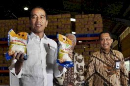 Tinjau Gudang Beras, Jokowi Sebut Pemerintah Siapkan Rp55,21 Triliun untuk Bantu Warga Terdampak PPKM