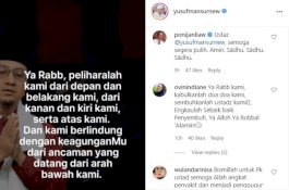 Terbaring Lemas, Ini Doa Ustaz Yusuf Mansur yang Diaminkan 152.131 Pengikutnya