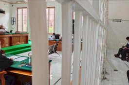 Sidang Perdana Nurdin Abdullah di PN Makassar, Dua Satpam Larang Wartawan Ambil Gambar