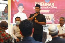 Bersama BNN Suslel, Legislator Muda PPP Sosialisasi Kelurahan Bersih Narkoba