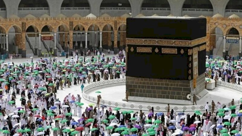Suasana jemaah haji 2021. (Foto: AFP)