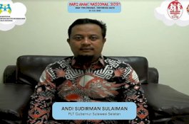 Hadiri HAN 2021 Bersama Jokowi, Plt Gubernur Sulsel Harap Orang Tua Jadi Pendamping Terbaik Selama Pandemi