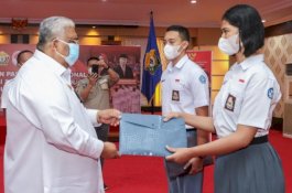 Dapat Suntikan Gubernur Ali Mazi, Aditya dan Ainun Percaya Diri Wakili Sultra Calon Paskibraka Nasional