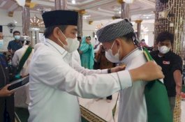 Bupati Sidrap Hadiri Wisuda Hafiz dan Resmikan RTQ Annur Putri