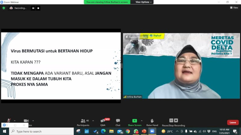 Dokter Ahli Pulmonologi: Virus Bermutasi, Harusnya Perilaku Manusia Ikut Bermutasi