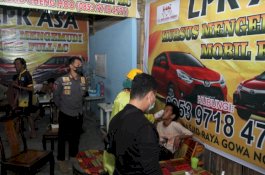 Tim Patroli PPKM yang Dipimpin Sekda Gowa Temukan 12 Pelanggar, Langsung Jalani Swab PCR