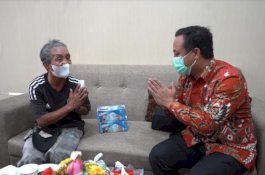 Viral karena Naik Sepeda Ikut Vaksin, Kakek Safaruddin Bertemu Plt Gubernur Sulsel