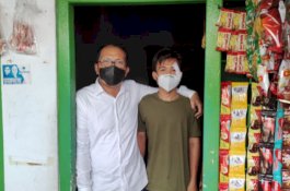 Prihatin, Danny Pomanto Jenguk Korban Tabrak Lari di Depan Pelabuhan Makassar