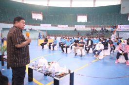Kontingen PON Sulsel Jalani Vaksinasi di GOR Sudiang, Sekprov Yakin Bisa Berprestasi di PON Papua