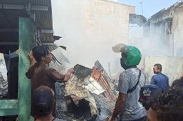 Kebakaran di Rappocini, 6 Rumah Terbakar, 17 Mobil Damkar Dikerahkan