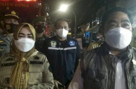 Ketua DPRD Gowa Pimpin Patroli PPKM di Sejumlah Tempat Umum