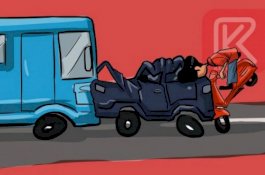 Truk Pertamina Tabrak Sejumlah Kendaraan di Cibubur, Banyak Korban Tergeletak