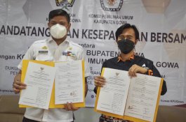 KPU dan Pemkab Gowa Sepakat Bentuk Desa Peduli Pemilu dan Pemilihan