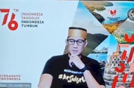 Sandiaga Ikut Gaungkan Hashtag #kesulselmi
