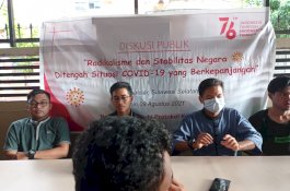 Diskusi SERUM dan KAMMI di Sulsel Bahas Ancaman Radikalisme dan Stabilitas Negara di Era Pandemi