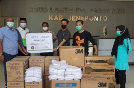 Rumah Sakit Jeneponto Dapat Bantuan APD dari Yayasan Gugah Nurani Indonesia