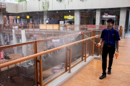 NIPAH Rutin Disinfeksi Selama Masa PPKM