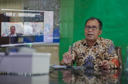 Danny Paparkan Strategi Penanganan Covid 19 di Makassar pada Dirjen Hubungan Laut RI
