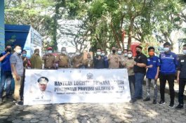 Bantuan Logistik Bencana Banjir Tiba dari Kemensos dan Pemprov Sulsel Tiba di Sidrap