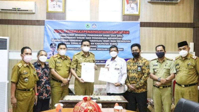 Pemda Barru MoU dengan Ditjen PAUD dan Dikdasmen