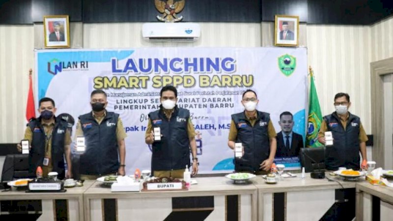 Bupati Barru Launching Inovasi SMART SPPD
