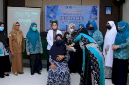 Pemkot Bersama TP PKK Parepare Luncurkan Vaksinasi COVID-19 untuk Bumil