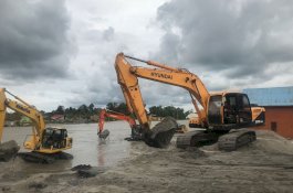 Normalisasi Sungai Masamba Berlanjut