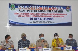 LP2M Dorong Pengolahan Gula Semut, Bupati Sidrap Sampaikan Apresiasi