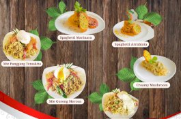 Aneka Mie di Canting Restaurant Teraskita Hotel Makassar dalam Kemeriahan HUT Ke-76 RI