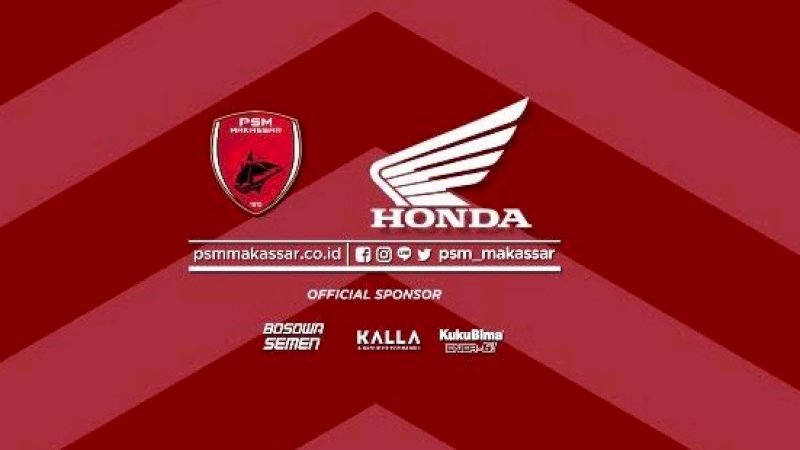 Honda Jadi Sponsor Utama di Dada Jersey PSM Makassar