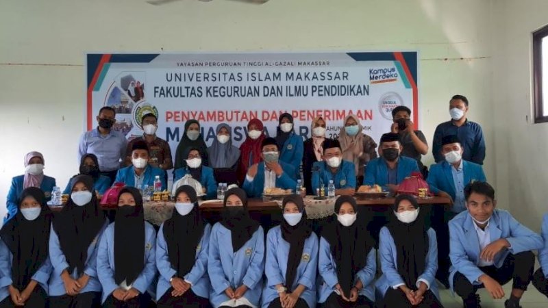 Fakultas Keguruan dan Ilmu Pendidikan (FKIP) Universitas Islam Makassar (UIM) melaksanakan Penyambutan dan Penerimaan Mahasiswa Baru (PPMB) Tahun Akademik 2021/2022.