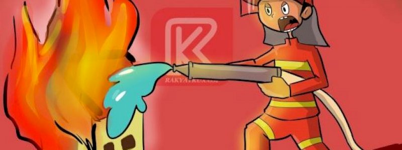 Gedung Kemenkumham RI Terbakar