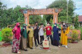 Satgas Covid-19 dan Mahasiswa KKN Desa Pattondonsalu Dukung PTM Terbatas