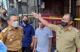 Kunjungi Kebakaran Depan GOR Sudiang,Danny: Waspadaki Instalasi Listrik