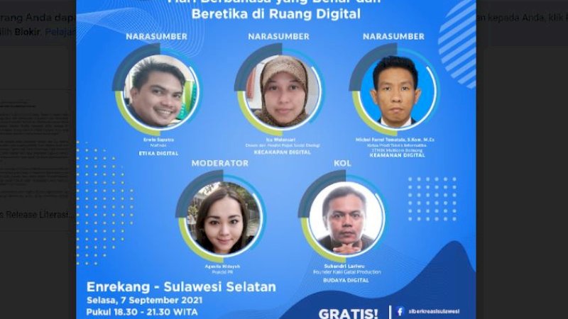 Indonesia Makin Cakap Digital, Ulas Dampak Rendahnya Literasi